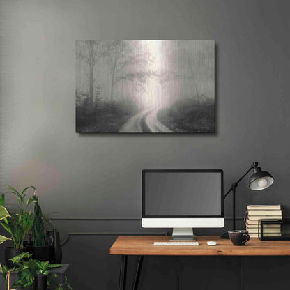 Luxe Metal Art 'Bleached Wood Lands' by Lori Deiter, Metal Wall Art,36x24