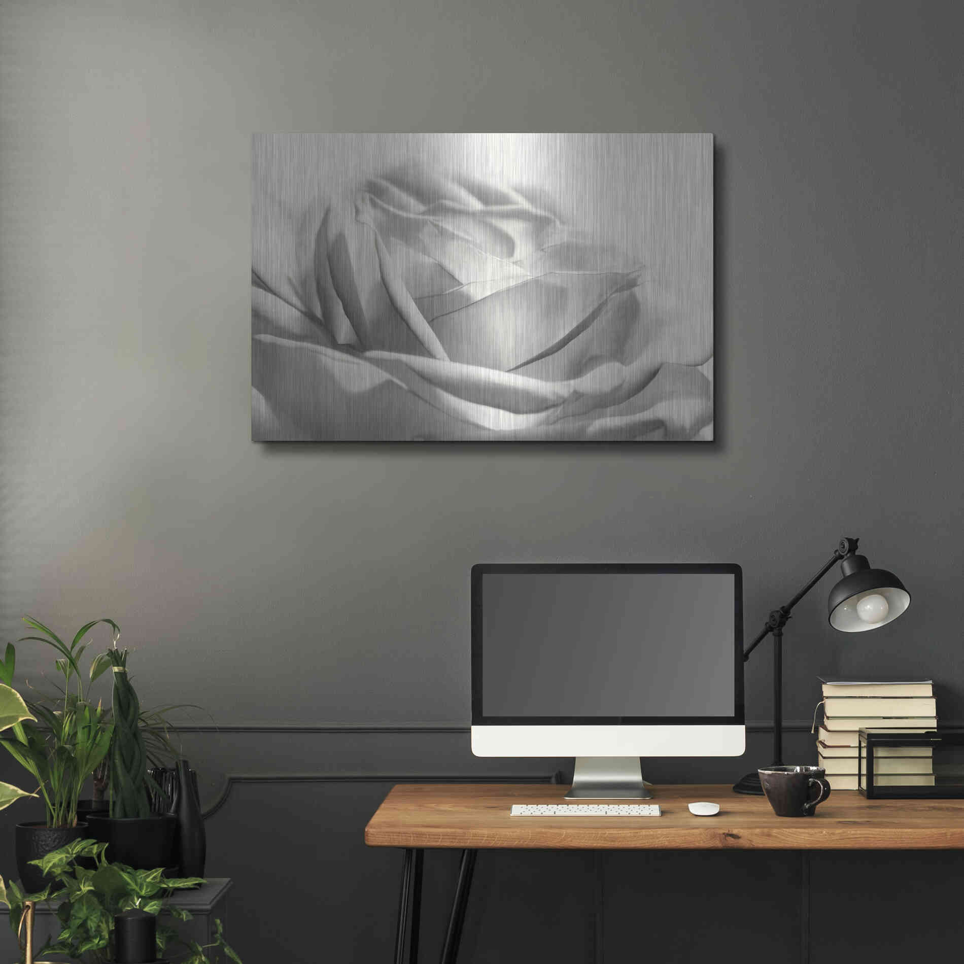 Luxe Metal Art 'Rose III' by Lori Deiter, Metal Wall Art,36x24