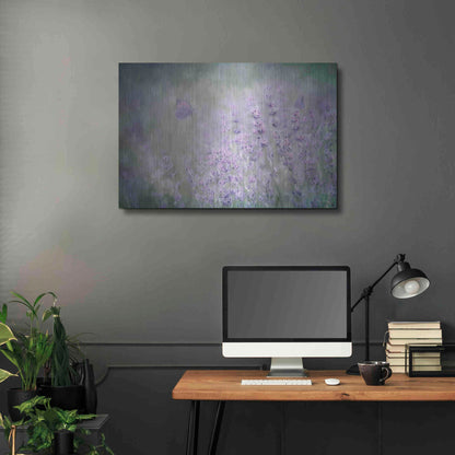 Luxe Metal Art 'Lovely Lavender' by Lori Deiter, Metal Wall Art,36x24