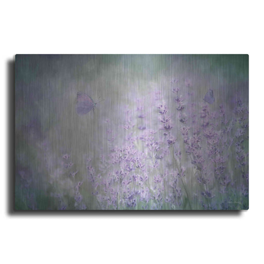 Luxe Metal Art 'Lovely Lavender' by Lori Deiter, Metal Wall Art