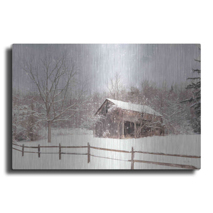 Luxe Metal Art 'Beautiful Solitude' by Lori Deiter, Metal Wall Art