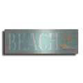 Luxe Metal Art 'Pastel Beach' by Daphne Brissonet, Metal Wall Art