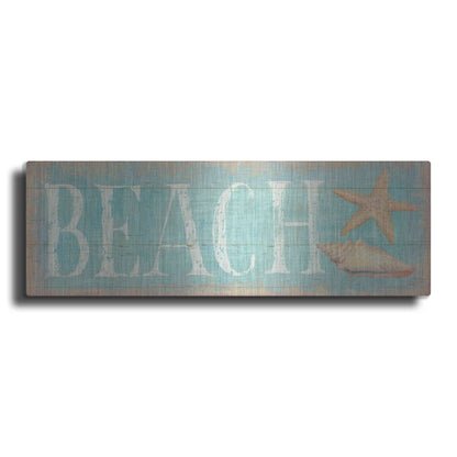 Luxe Metal Art 'Pastel Beach' by Daphne Brissonet, Metal Wall Art