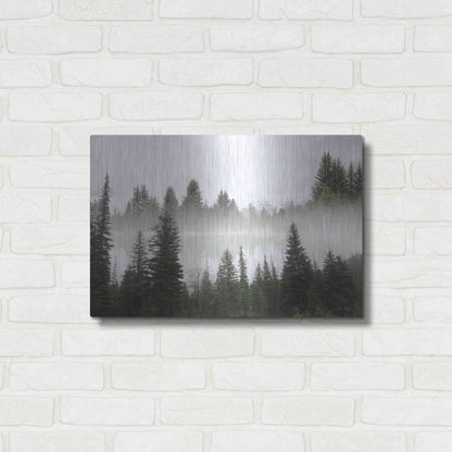 Luxe Metal Art 'Wyoming Landscape' by Lori Deiter, Metal Wall Art,24x16