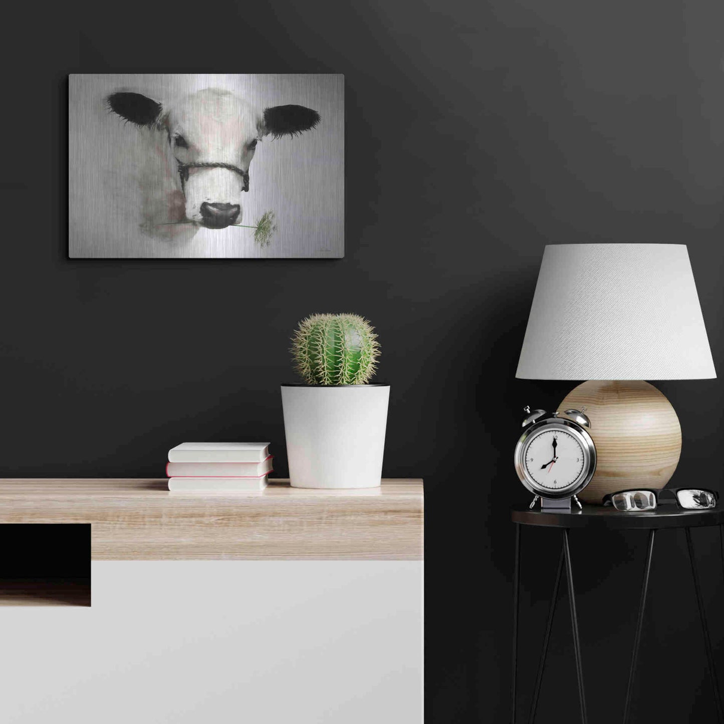 Luxe Metal Art 'Flower Girl' by Lori Deiter, Metal Wall Art,24x16