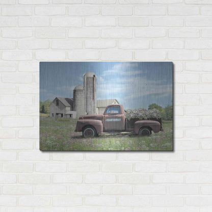 Luxe Metal Art 'Annville Summer Fields' by Lori Deiter, Metal Wall Art,36x24