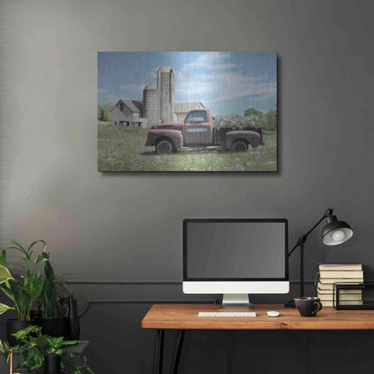 Luxe Metal Art 'Annville Summer Fields' by Lori Deiter, Metal Wall Art,36x24