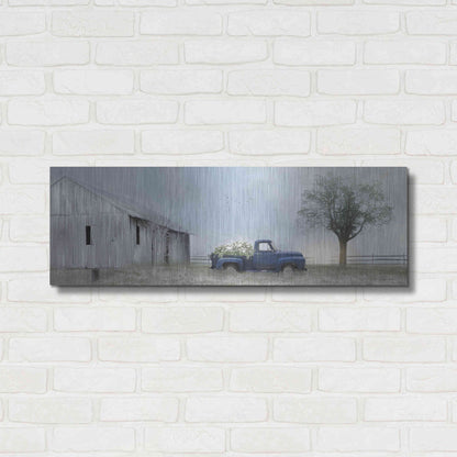 Luxe Metal Art 'Jonestown Barn' by Lori Deiter, Metal Wall Art,36x12