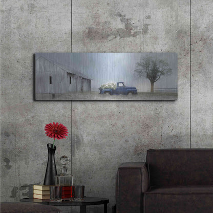 Luxe Metal Art 'Jonestown Barn' by Lori Deiter, Metal Wall Art,48x16