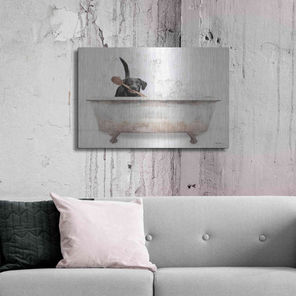 Luxe Metal Art 'Scrubbing Bubbles' by Lori Deiter, Metal Wall Art,36x24