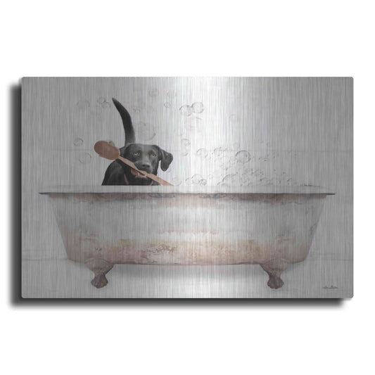 Luxe Metal Art 'Scrubbing Bubbles' by Lori Deiter, Metal Wall Art