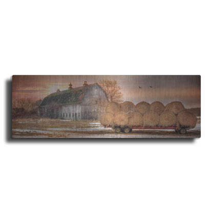Luxe Metal Art 'Sunset on the Far' by Lori Deiter, Metal Wall Art