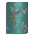 Luxe Metal Art 'Ornate Peacock IXD' by Daphne Brissonet, Metal Wall Art
