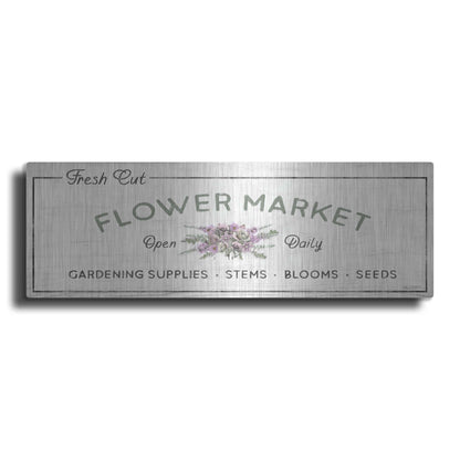 Luxe Metal Art 'Flower Market' by Lori Deiter, Metal Wall Art