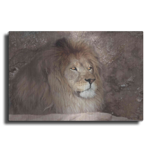 Luxe Metal Art 'Leo the Lion' by Lori Deiter, Metal Wall Art