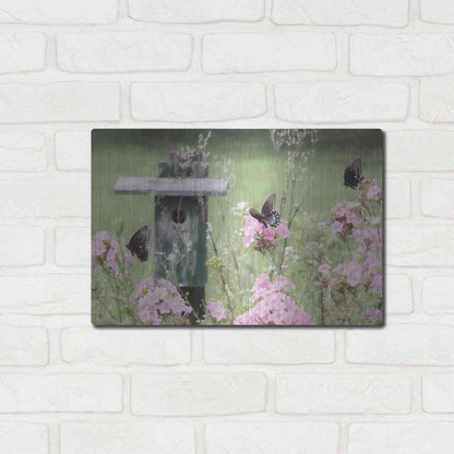 Luxe Metal Art 'Summer Fantasy' by Lori Deiter, Metal Wall Art,16x12