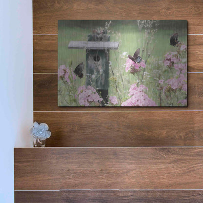 Luxe Metal Art 'Summer Fantasy' by Lori Deiter, Metal Wall Art,16x12