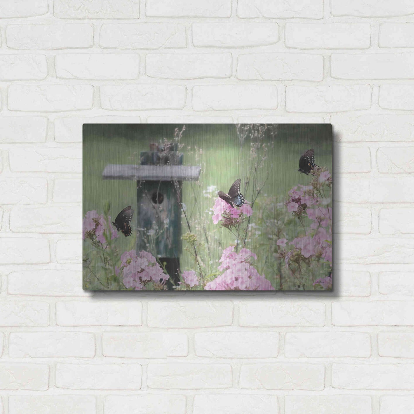 Luxe Metal Art 'Summer Fantasy' by Lori Deiter, Metal Wall Art,24x16