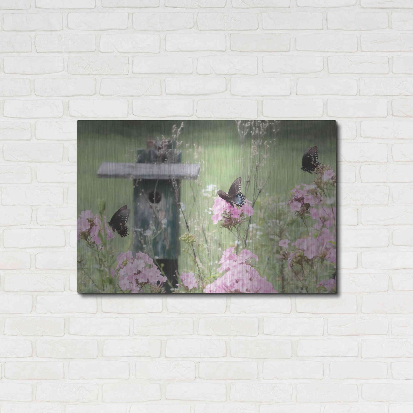 Luxe Metal Art 'Summer Fantasy' by Lori Deiter, Metal Wall Art,36x24