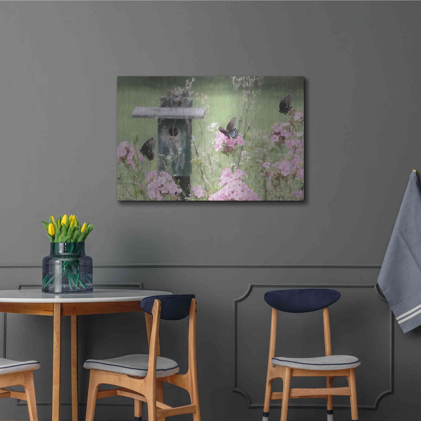 Luxe Metal Art 'Summer Fantasy' by Lori Deiter, Metal Wall Art,36x24