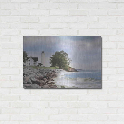 Luxe Metal Art 'Afternoon at Tibbetts Point' by Lori Deiter, Metal Wall Art,36x24