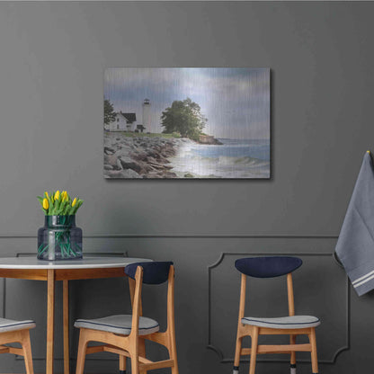 Luxe Metal Art 'Afternoon at Tibbetts Point' by Lori Deiter, Metal Wall Art,36x24