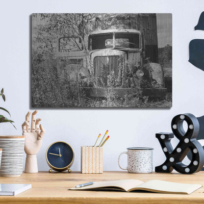 Luxe Metal Art 'Don't Leave Me Hanging' by Lori Deiter, Metal Wall Art,16x12