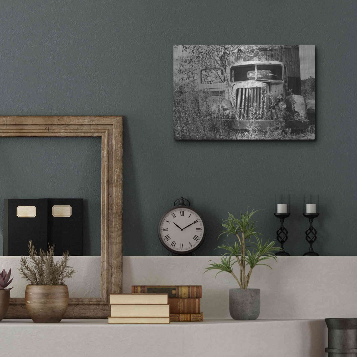 Luxe Metal Art 'Don't Leave Me Hanging' by Lori Deiter, Metal Wall Art,16x12