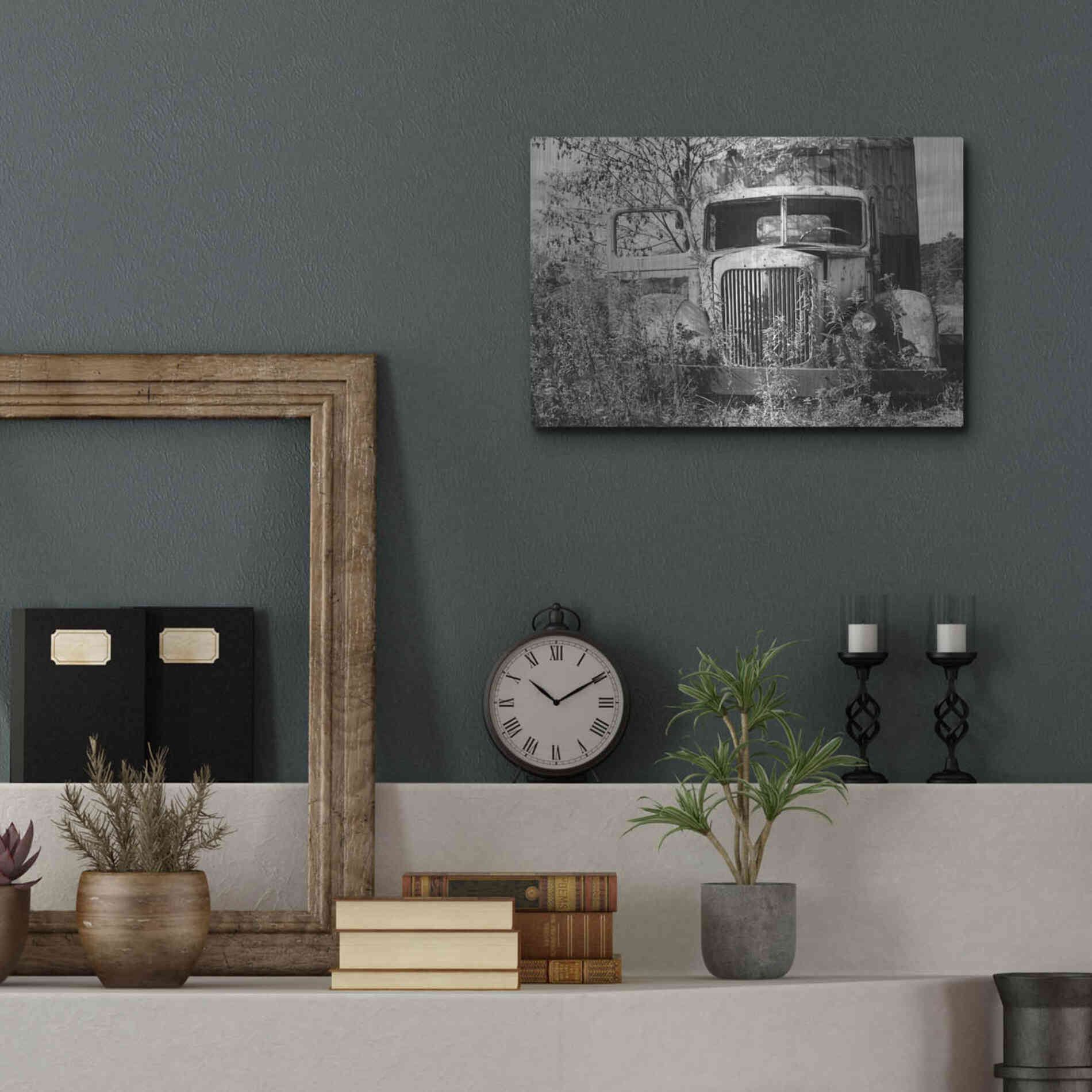 Luxe Metal Art 'Don't Leave Me Hanging' by Lori Deiter, Metal Wall Art,16x12