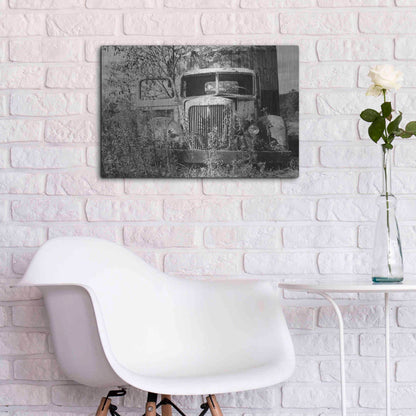 Luxe Metal Art 'Don't Leave Me Hanging' by Lori Deiter, Metal Wall Art,24x16