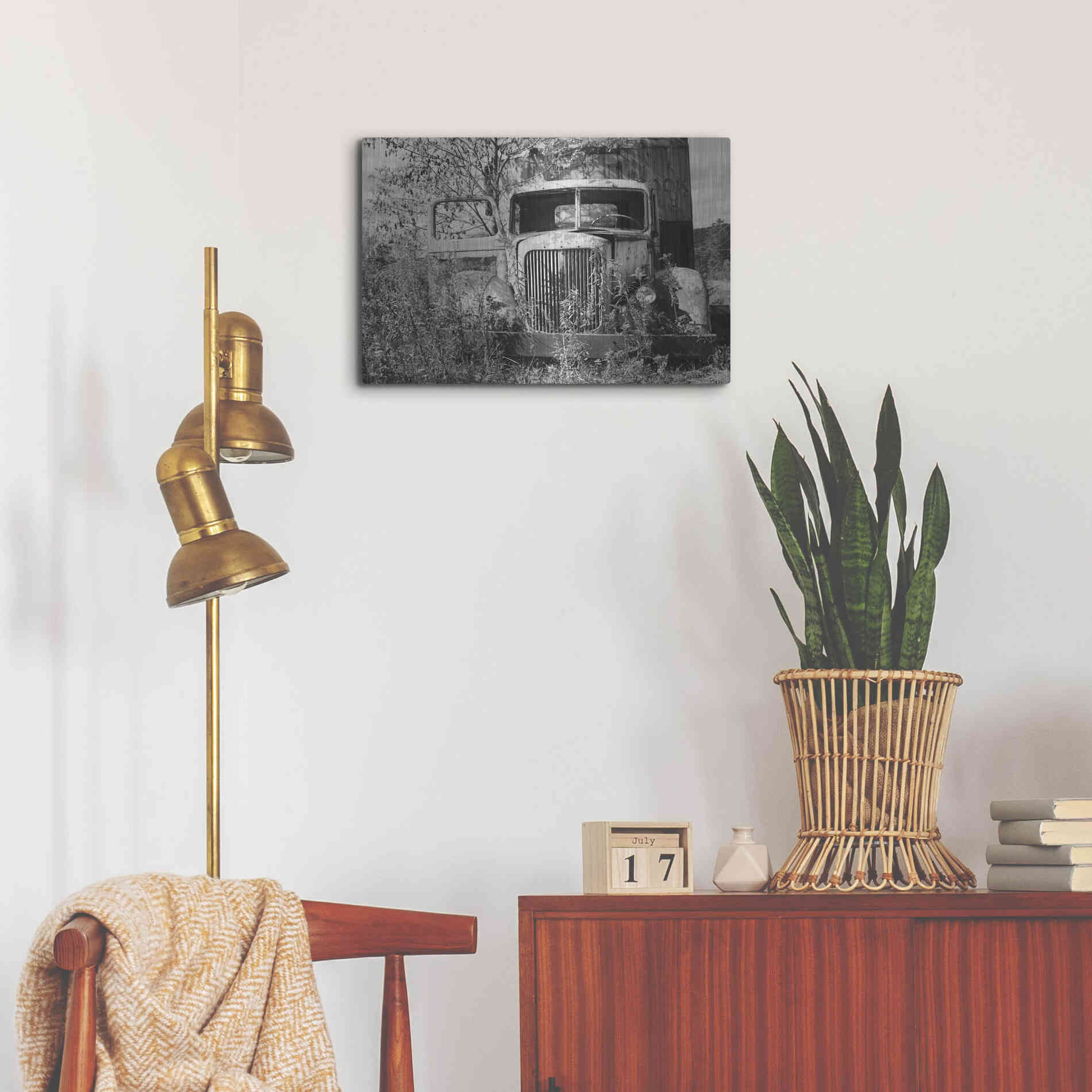 Luxe Metal Art 'Don't Leave Me Hanging' by Lori Deiter, Metal Wall Art,24x16