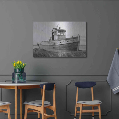 Luxe Metal Art 'This Old Boat I' by Lori Deiter, Metal Wall Art,36x24