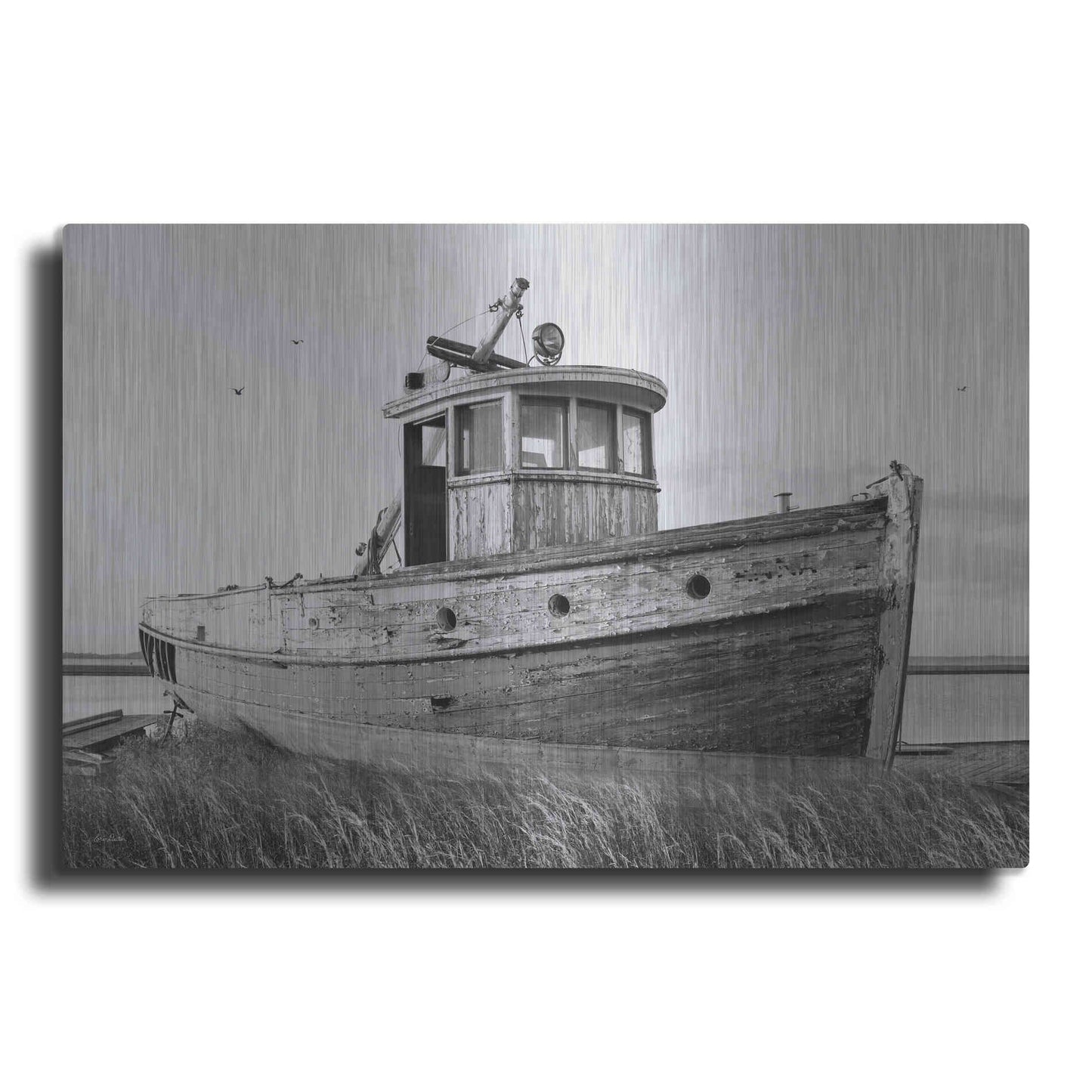 Luxe Metal Art 'This Old Boat I' by Lori Deiter, Metal Wall Art