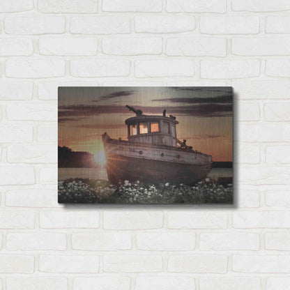 Luxe Metal Art 'Anna' by Lori Deiter, Metal Wall Art,24x16