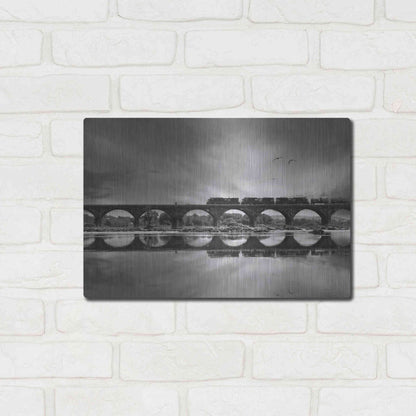 Luxe Metal Art 'All Aboard' by Lori Deiter, Metal Wall Art,16x12