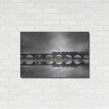 Luxe Metal Art 'All Aboard' by Lori Deiter, Metal Wall Art,36x24