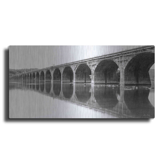 Luxe Metal Art 'Rockwell Bridge' by Lori Deiter, Metal Wall Art