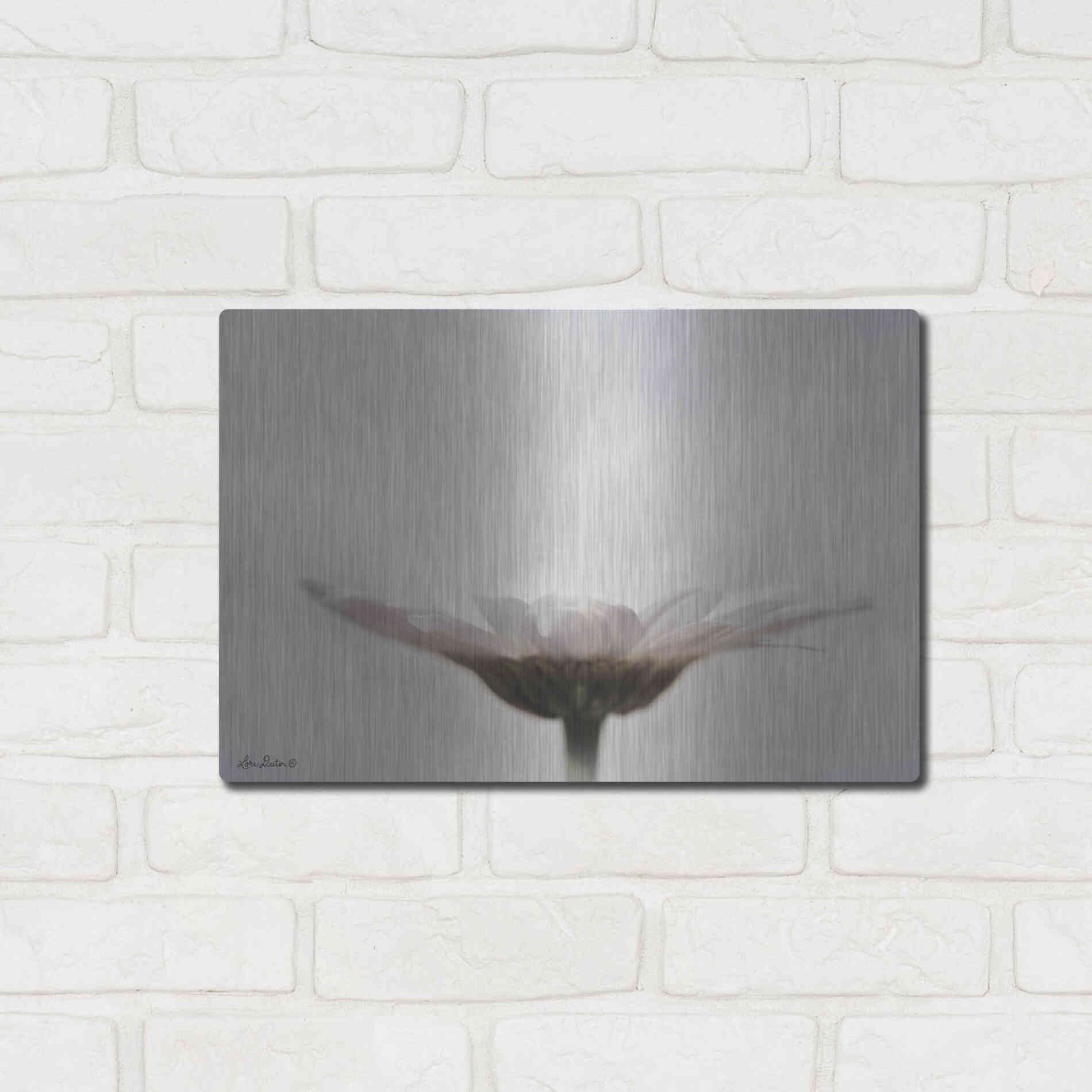 Luxe Metal Art 'Love Story' by Lori Deiter, Metal Wall Art,16x12