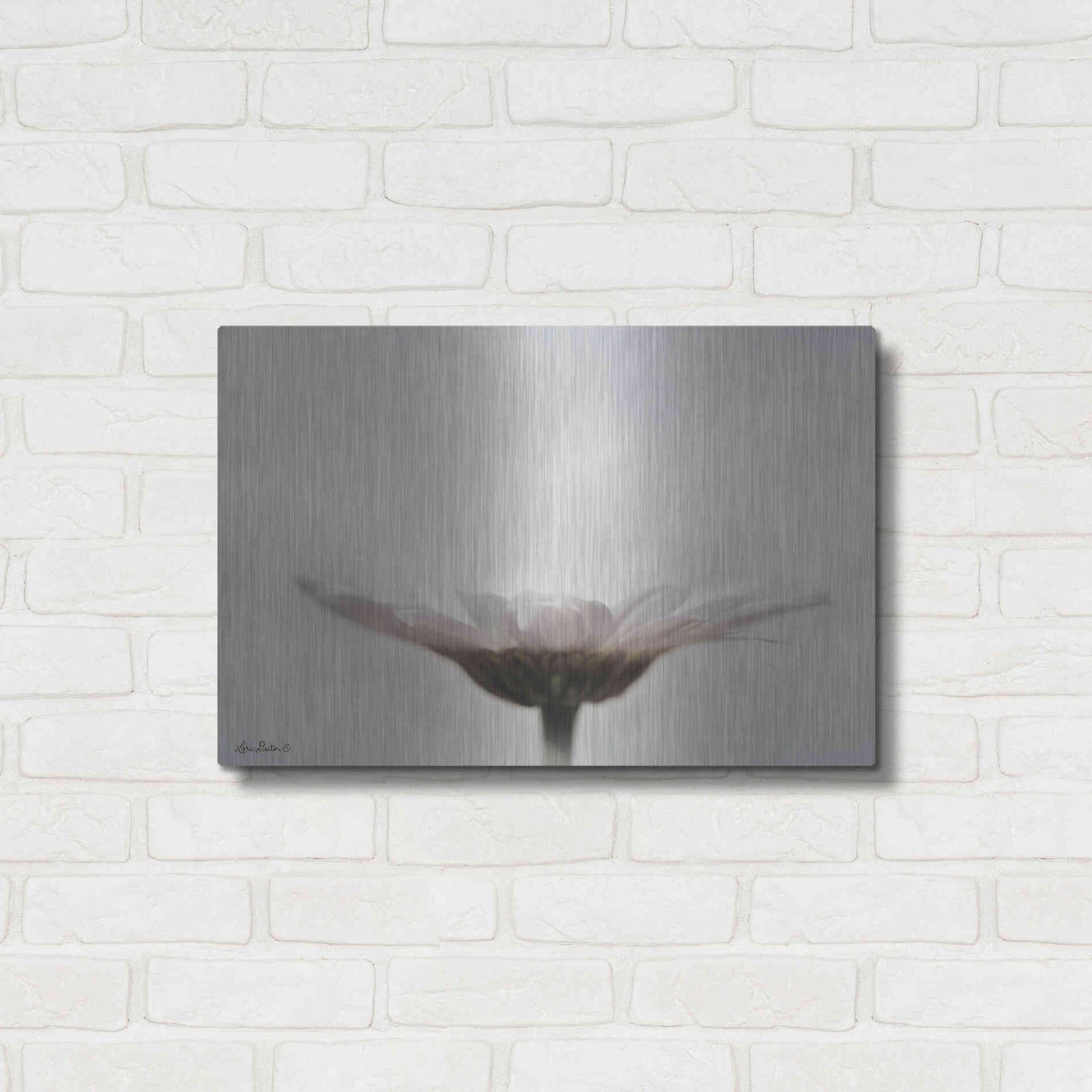 Luxe Metal Art 'Love Story' by Lori Deiter, Metal Wall Art,24x16