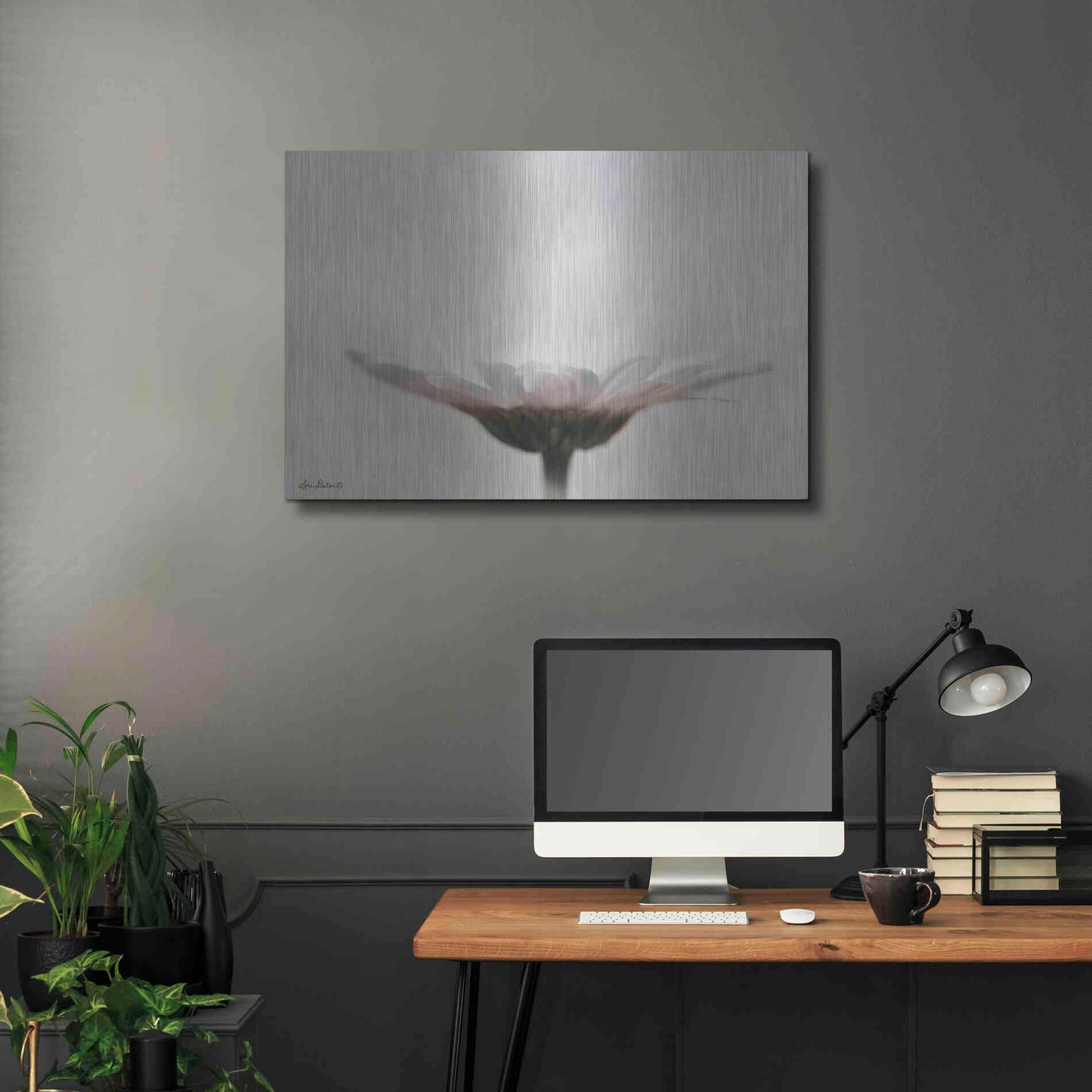 Luxe Metal Art 'Love Story' by Lori Deiter, Metal Wall Art,36x24