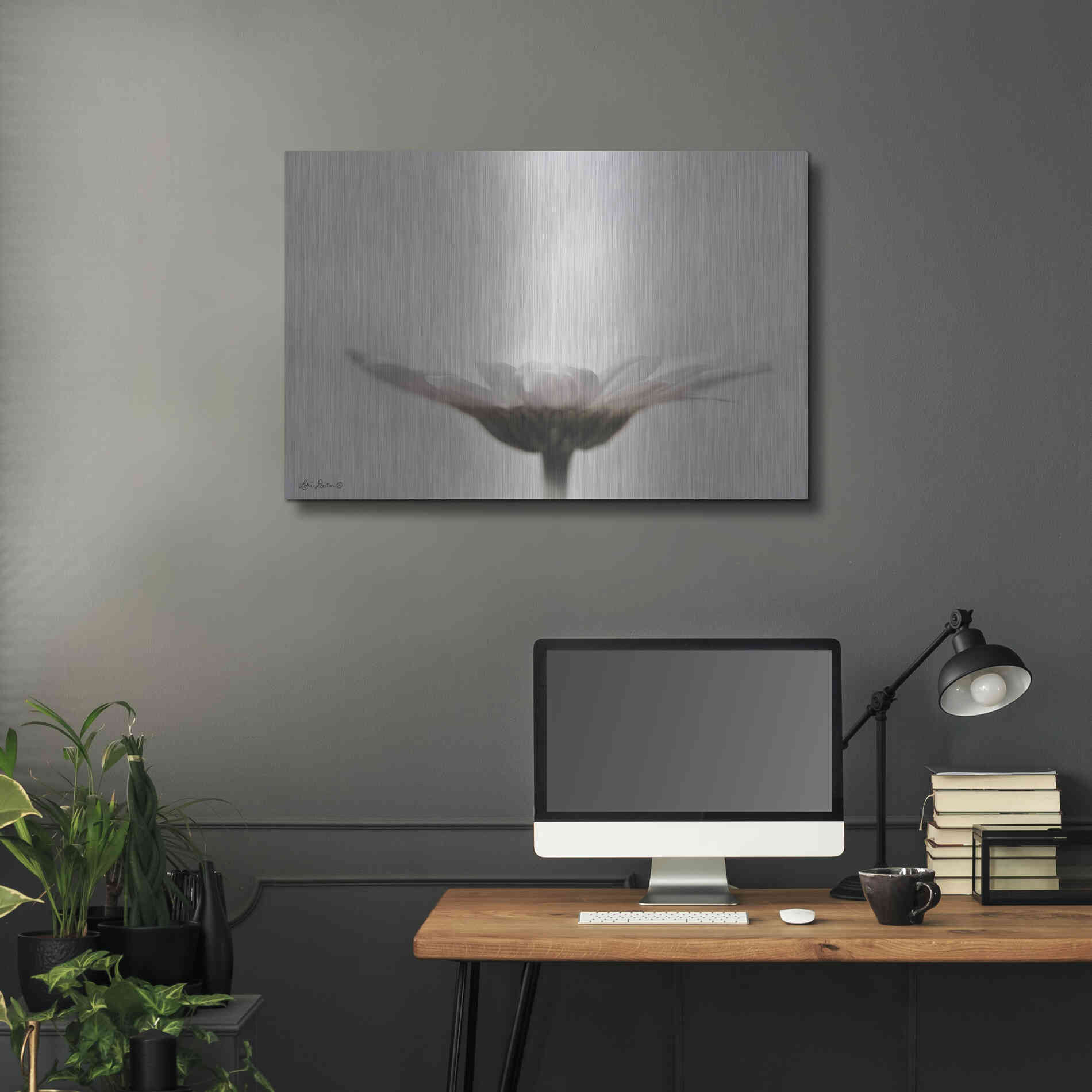 Luxe Metal Art 'Love Story' by Lori Deiter, Metal Wall Art,36x24