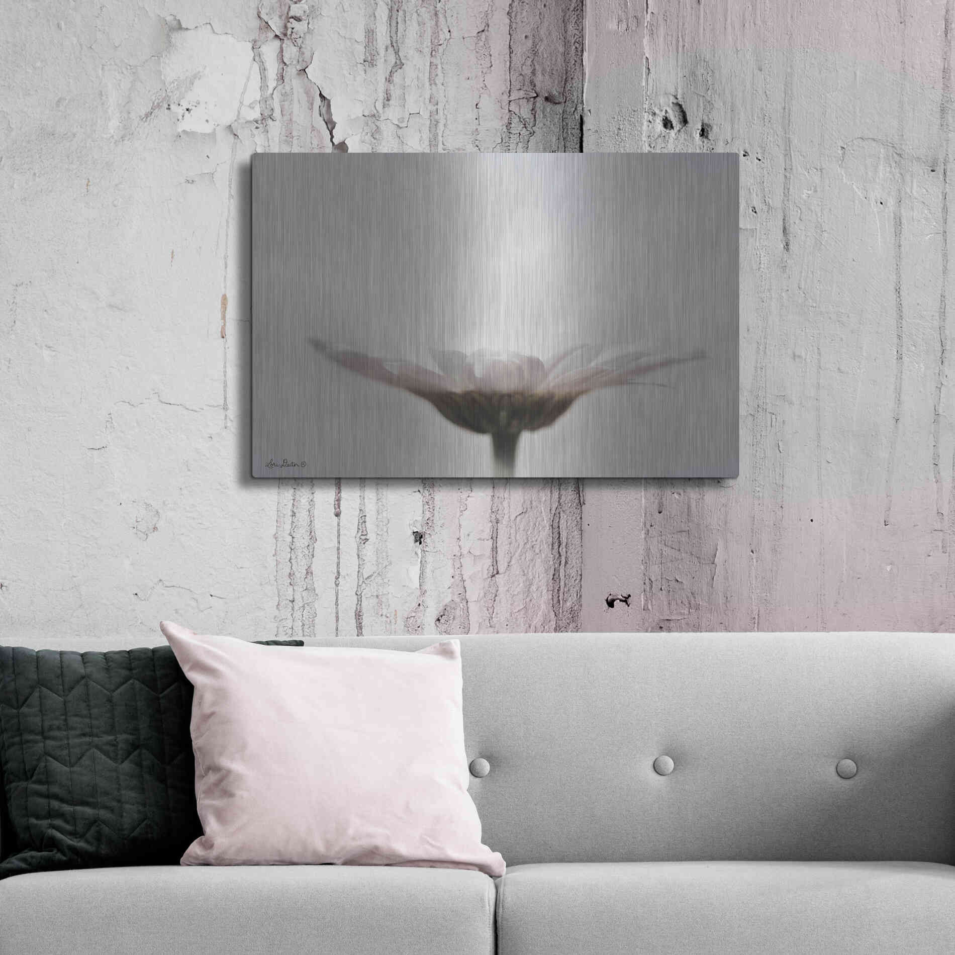 Luxe Metal Art 'Love Story' by Lori Deiter, Metal Wall Art,36x24