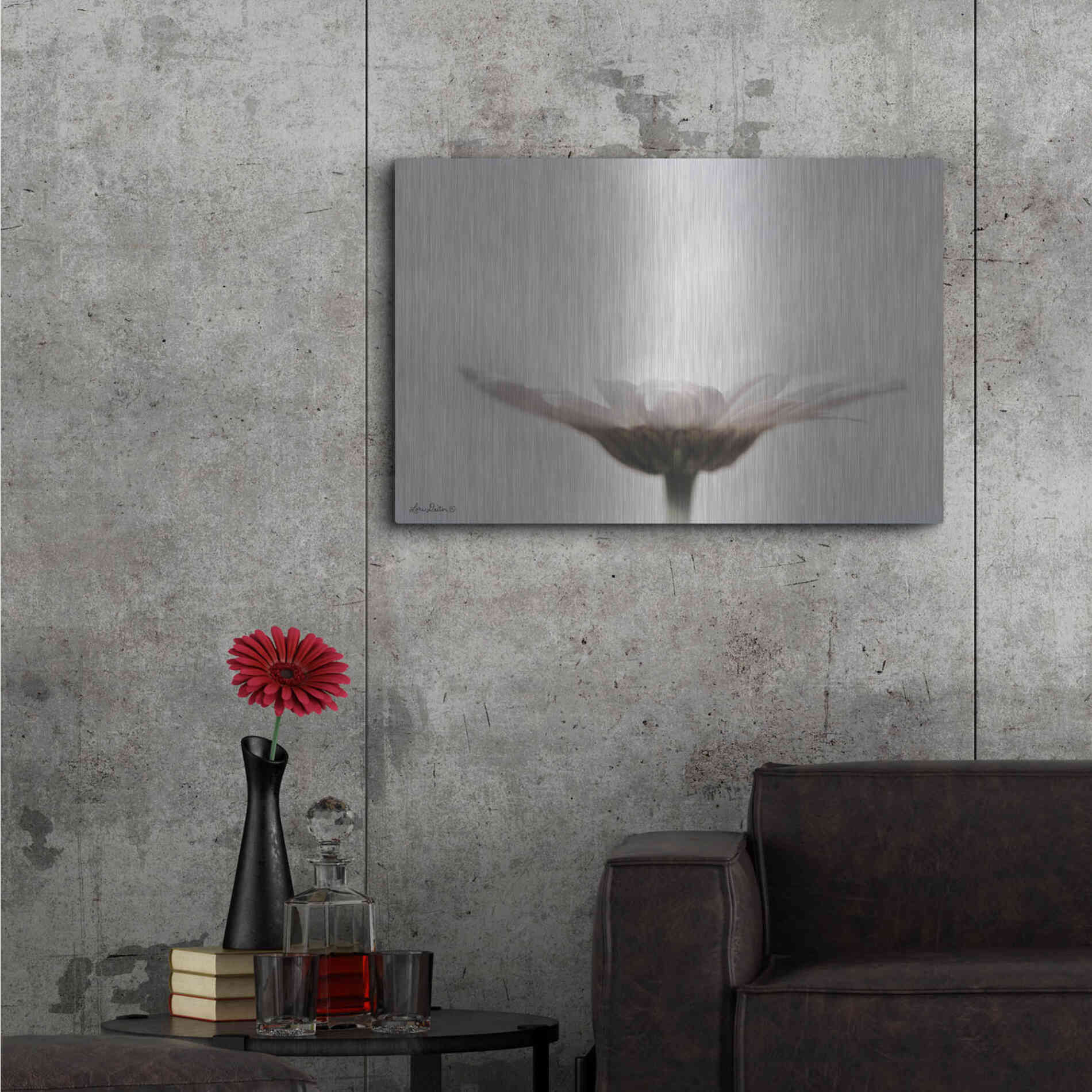 Luxe Metal Art 'Love Story' by Lori Deiter, Metal Wall Art,36x24
