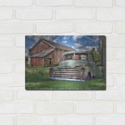 Luxe Metal Art 'Days Gone By' by Lori Deiter, Metal Wall Art,16x12