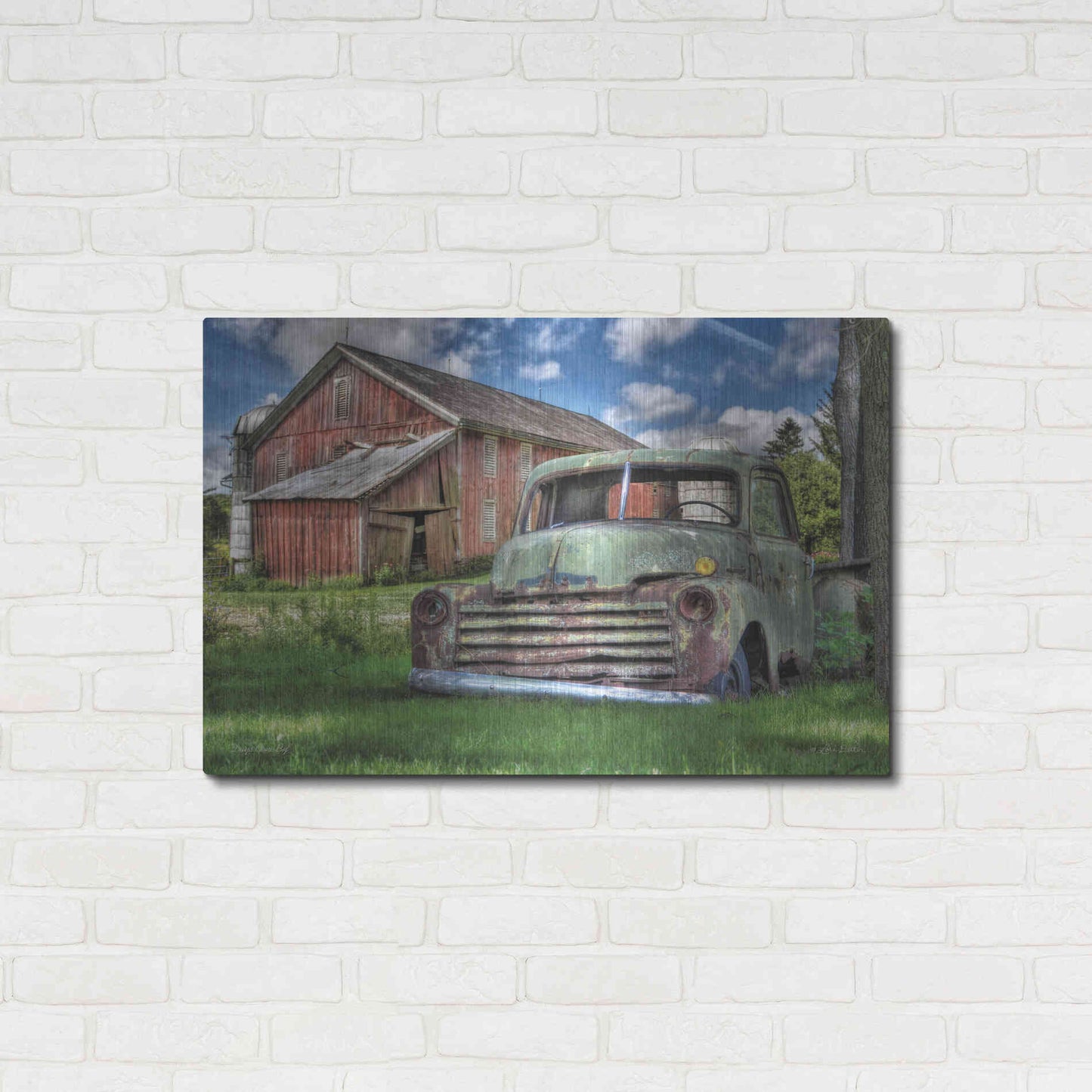 Luxe Metal Art 'Days Gone By' by Lori Deiter, Metal Wall Art,36x24