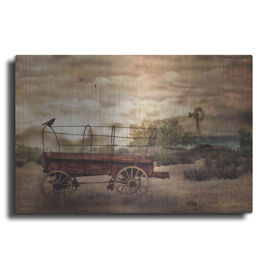 Luxe Metal Art 'Desert Wagon' by Lori Deiter, Metal Wall Art
