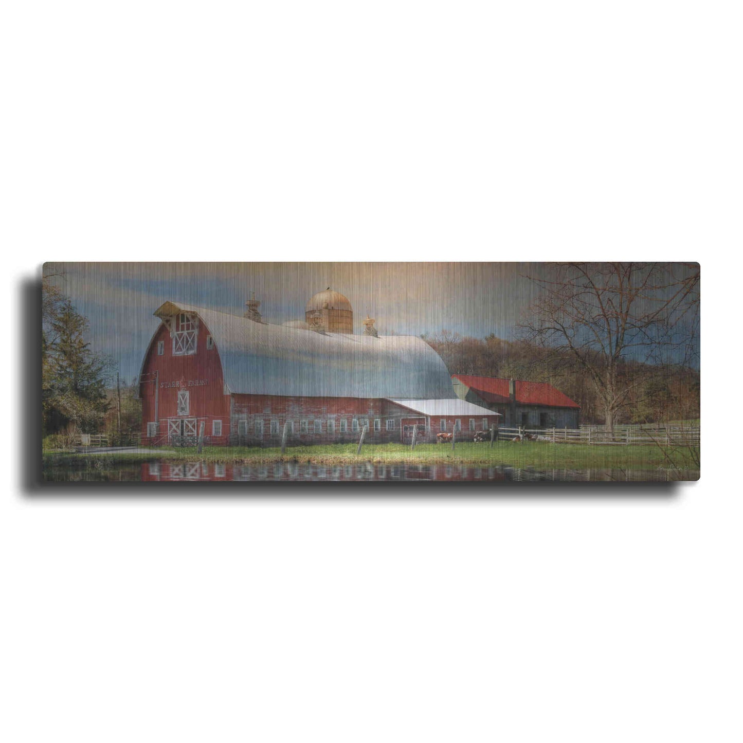 Luxe Metal Art 'Starr Farm' by Lori Deiter, Metal Wall Art