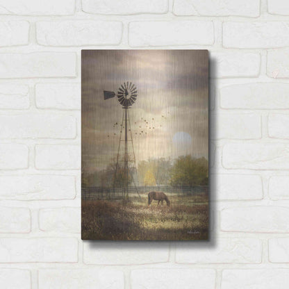 Luxe Metal Art 'Berks Co. Sunrise' by Lori Deiter, Metal Wall Art,12x16