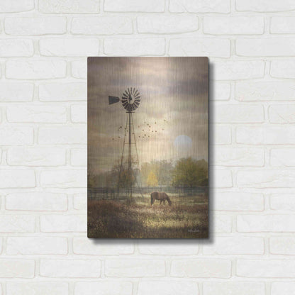 Luxe Metal Art 'Berks Co. Sunrise' by Lori Deiter, Metal Wall Art,16x24