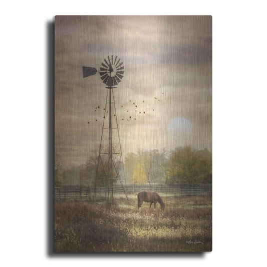 Luxe Metal Art 'Berks Co. Sunrise' by Lori Deiter, Metal Wall Art
